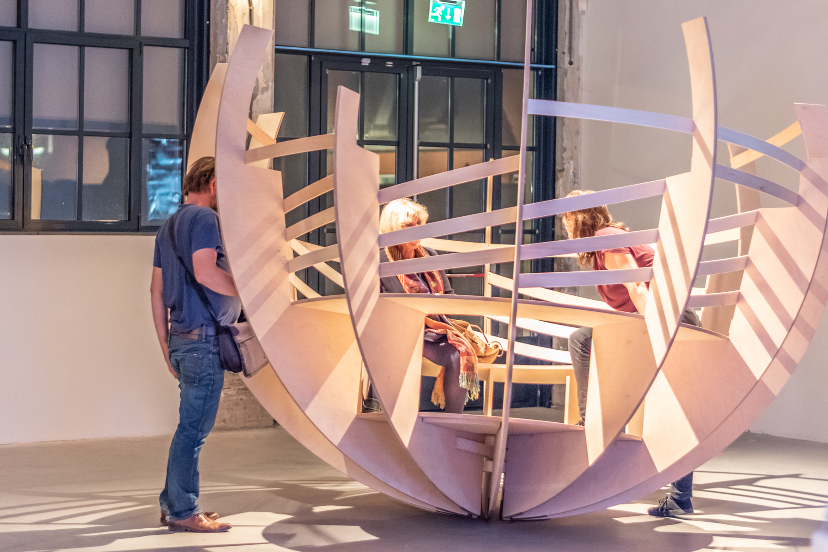 Interactief kunstwerk Rolling Together