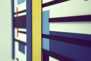 Detail Abstract kunstwerk Upstairs Downstairs