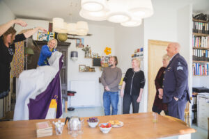 Kunstproject Helmen Vol Verhalen - Onthulling