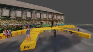 At your feet, onze inzending voor de open call voor een kunstwerk in de openbare ruimte van Differdange, Luxemburg, 2021