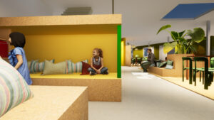 Vernieuwen interieur Buurthuis